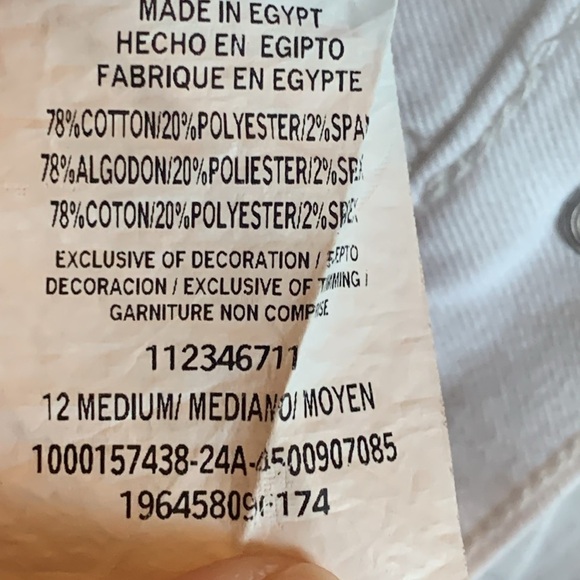 Women’s Lee Legendary Style Flare White Jeans Size 12 NEW WITH TAGS - Picture 8 of 8